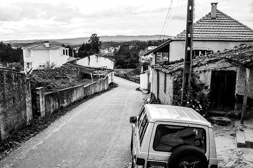 Casas da ladeira vistas do alpendre, em 2010